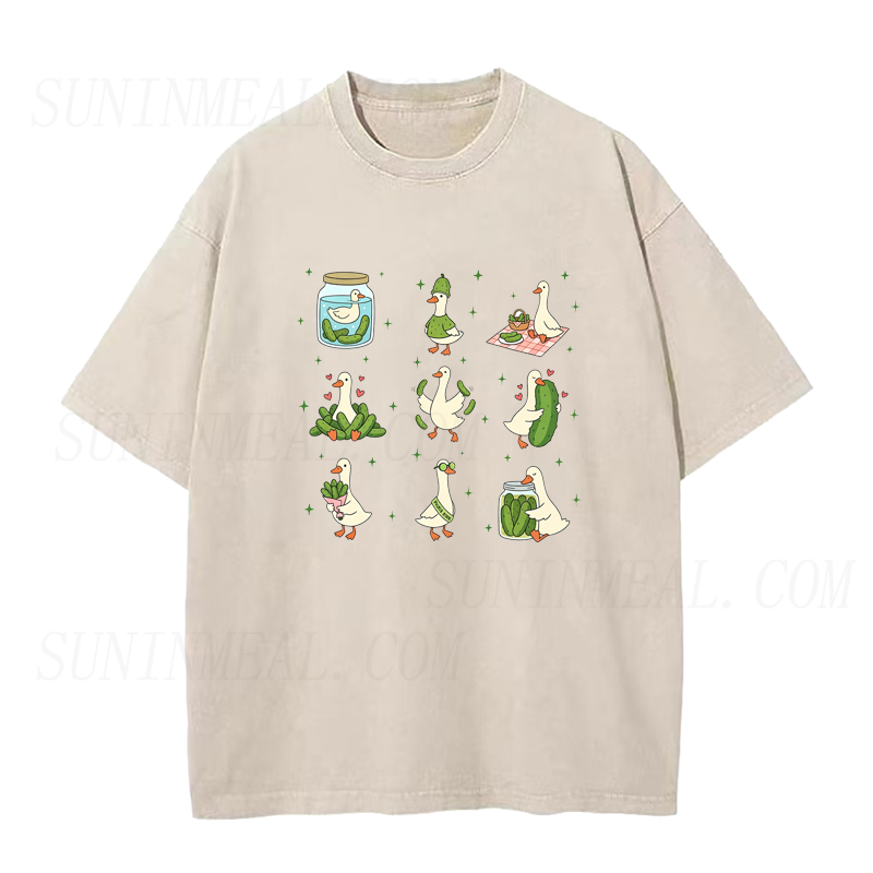 Pickle Lover Silly Goose Unisex Tee