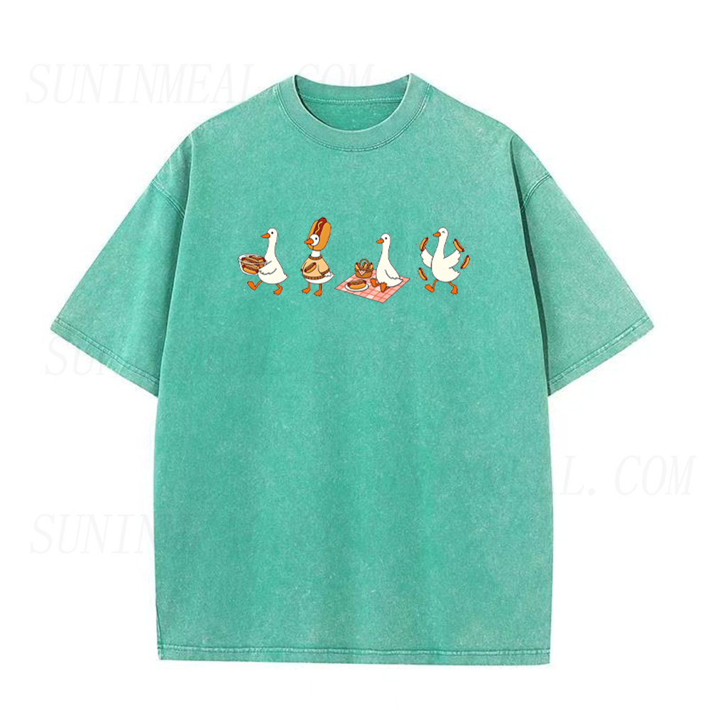 Hot Dog Goose Unisex Tee
