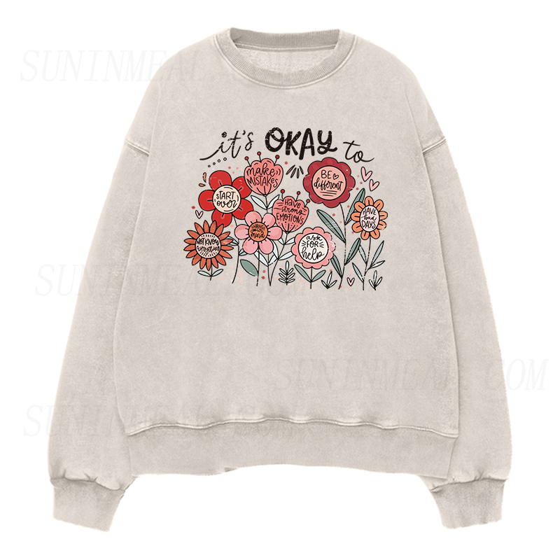 Special Education Floral Sweatshirt