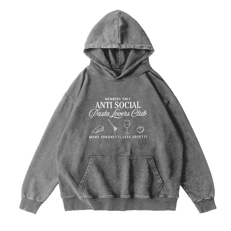 Anti Social Pasta Lover Club Unisex Hoodie