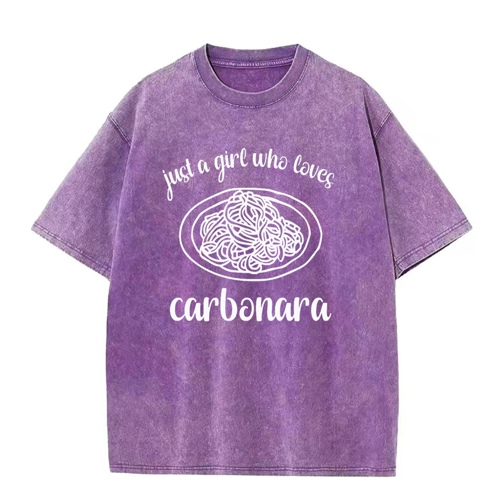 just a girl who loves Carbonara Pasta Unisex Tee