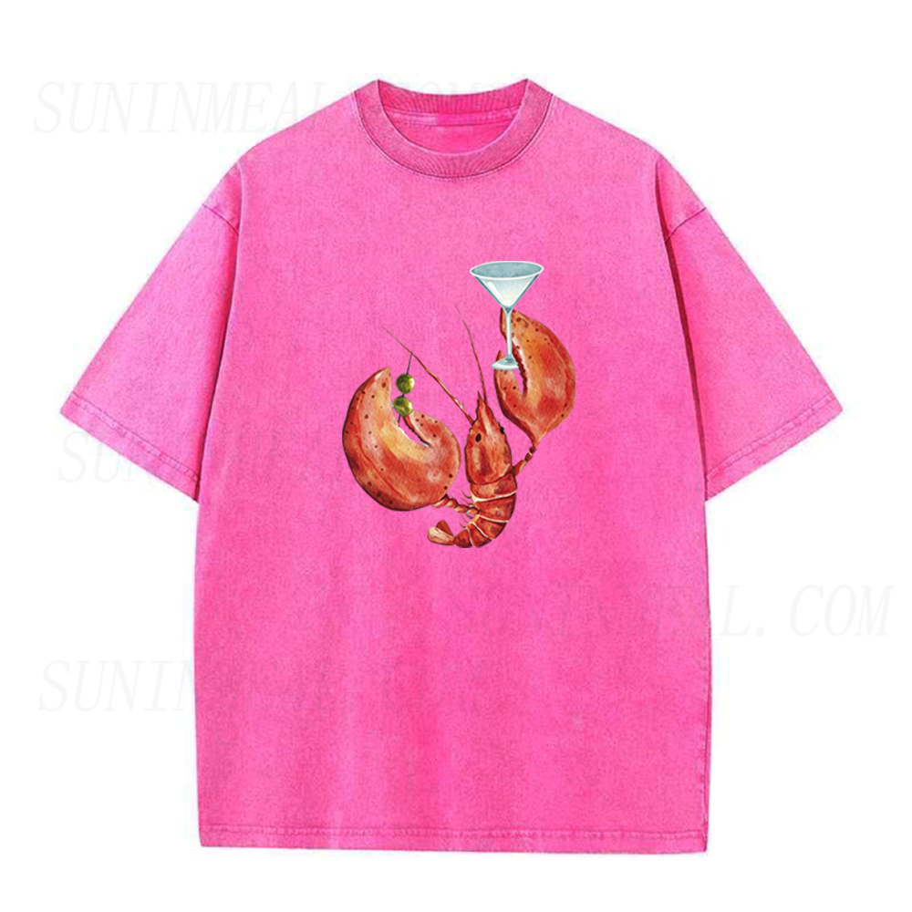 Lobster Loves Dirty Martini Unisex Tee