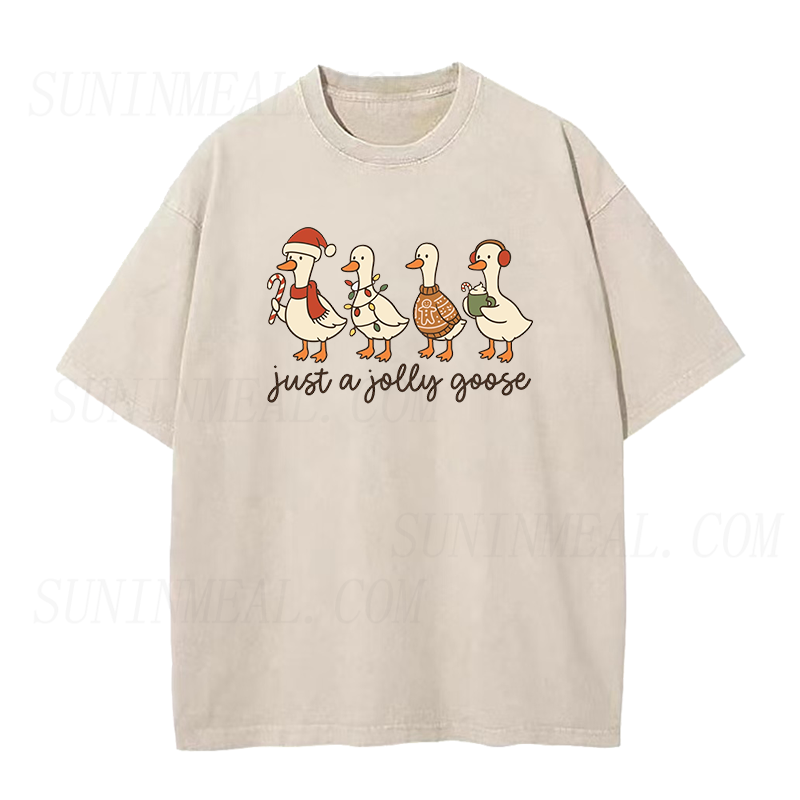 Christmas Goose Unisex Tee