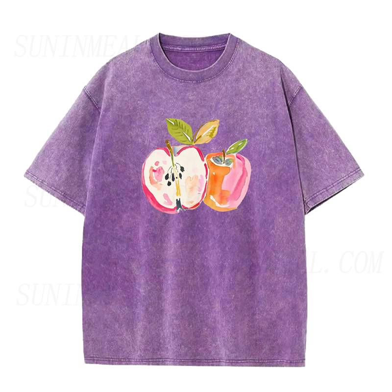 Watercolor Apple Unisex Tee