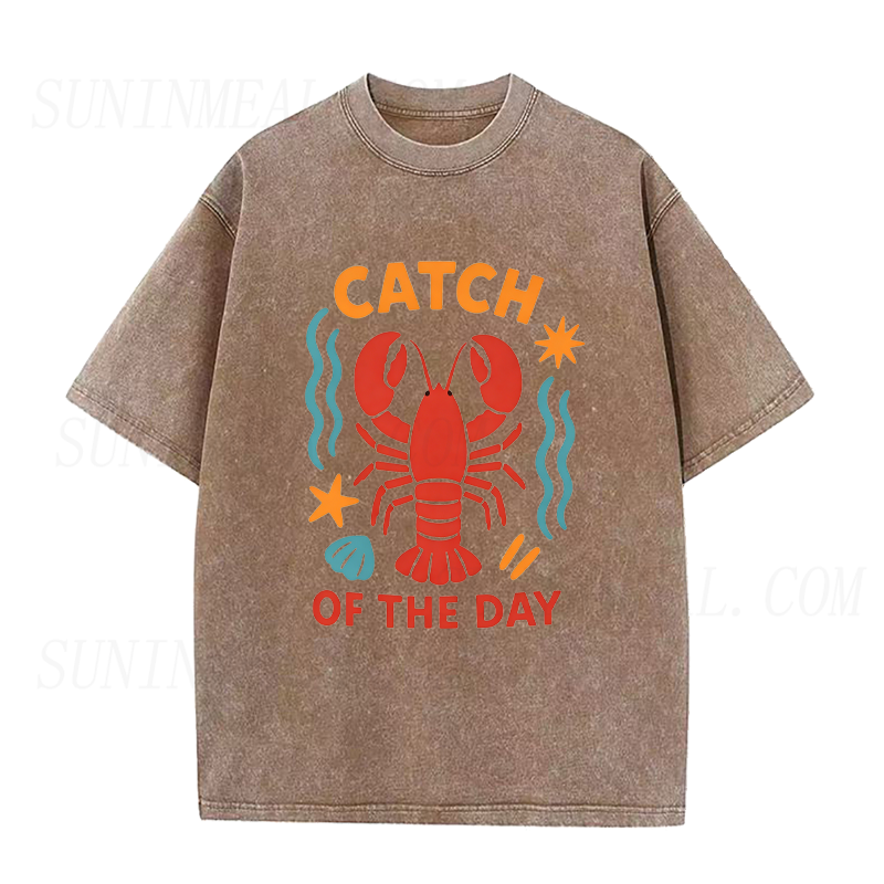 Lobster Waves & The Day’s Catch Unisex Tee