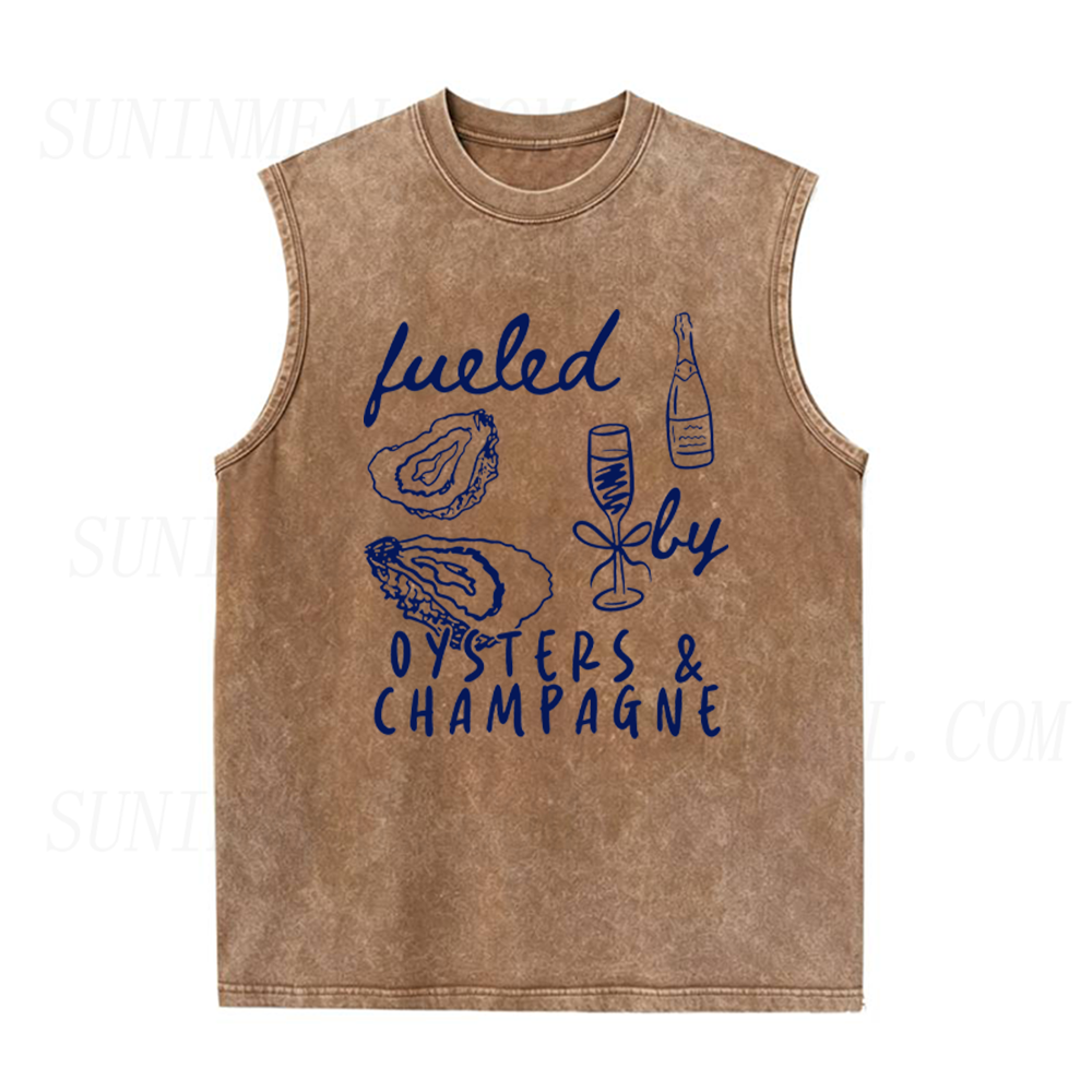 Fueled By Oysters & Champagne Unisex Tank Top