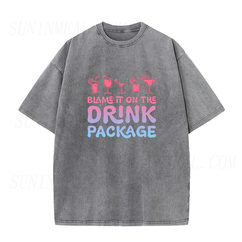 Blame It On The Drink Package Unisex Tee