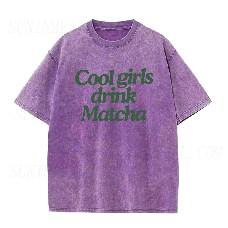 Cool Girls Drink Matcha Unisex Tee