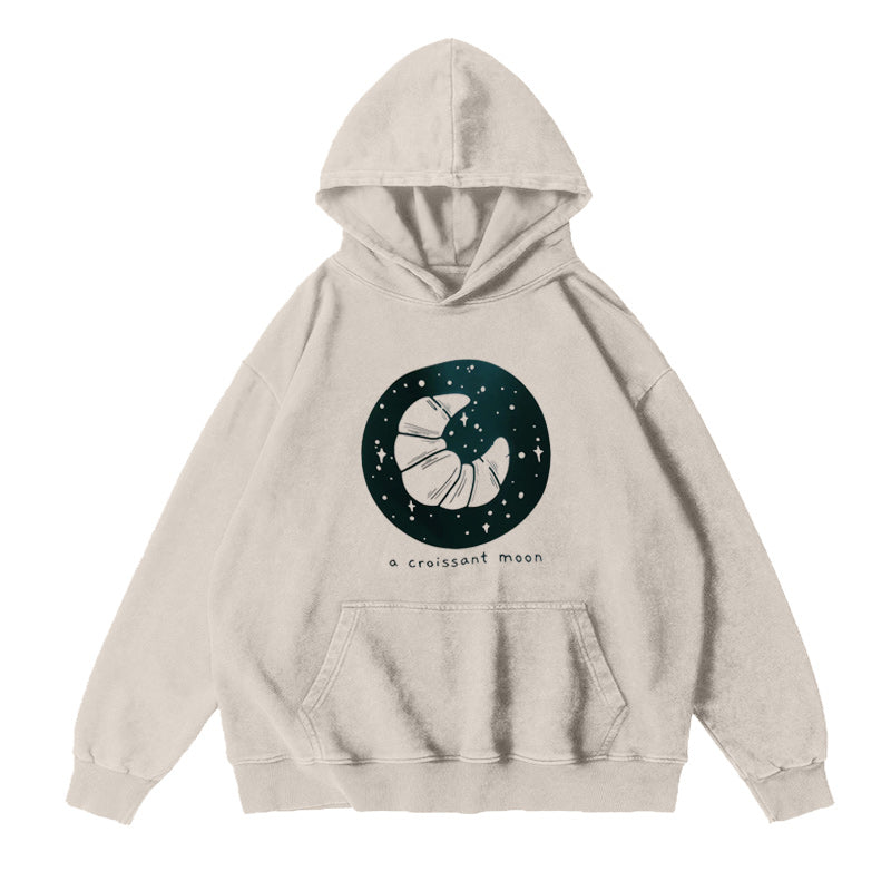 Croissant Moon Unisex Hoodie