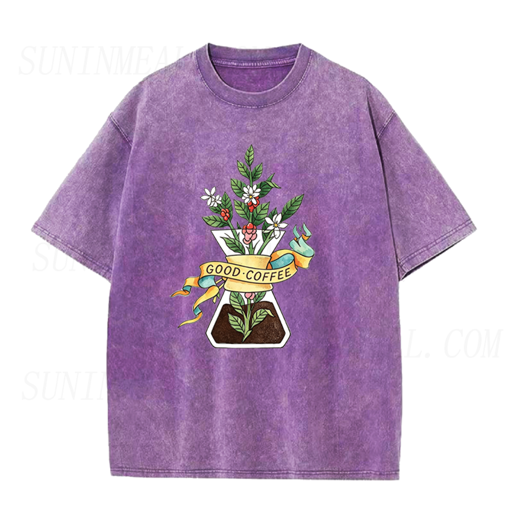 Brewed Good Coffee & Blooms Unisex Tee