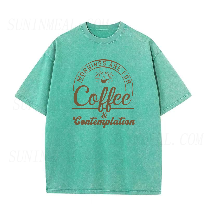 Mornings Are for Coffee and Contemplation Unisex Tee