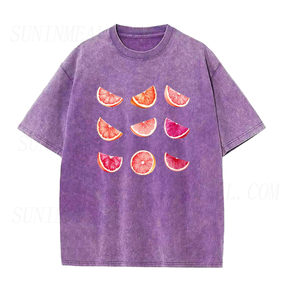Watercolor Grapefruit Slices Unisex Tee