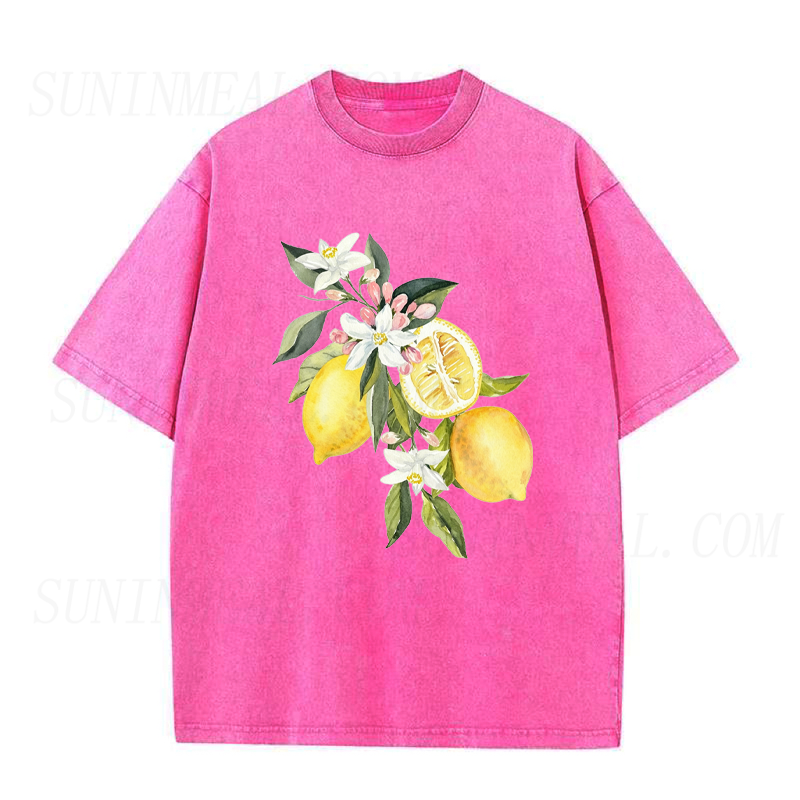 Floral Lemon Unisex Tee
