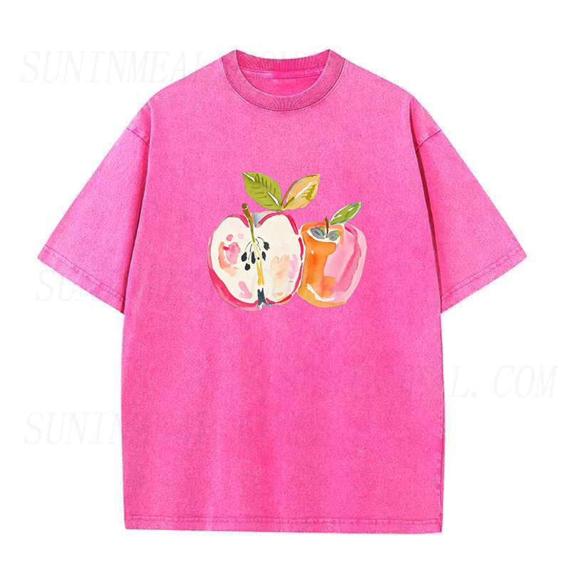 Watercolor Apple Unisex Tee