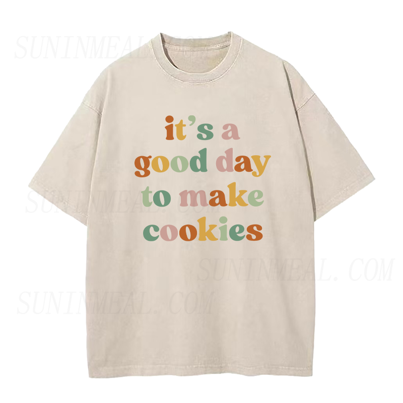 クッキーを作るのに最適な日 ユニセックスTシャツ
