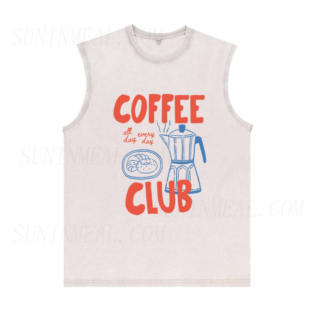 Coffee Club Unisex Tank Top