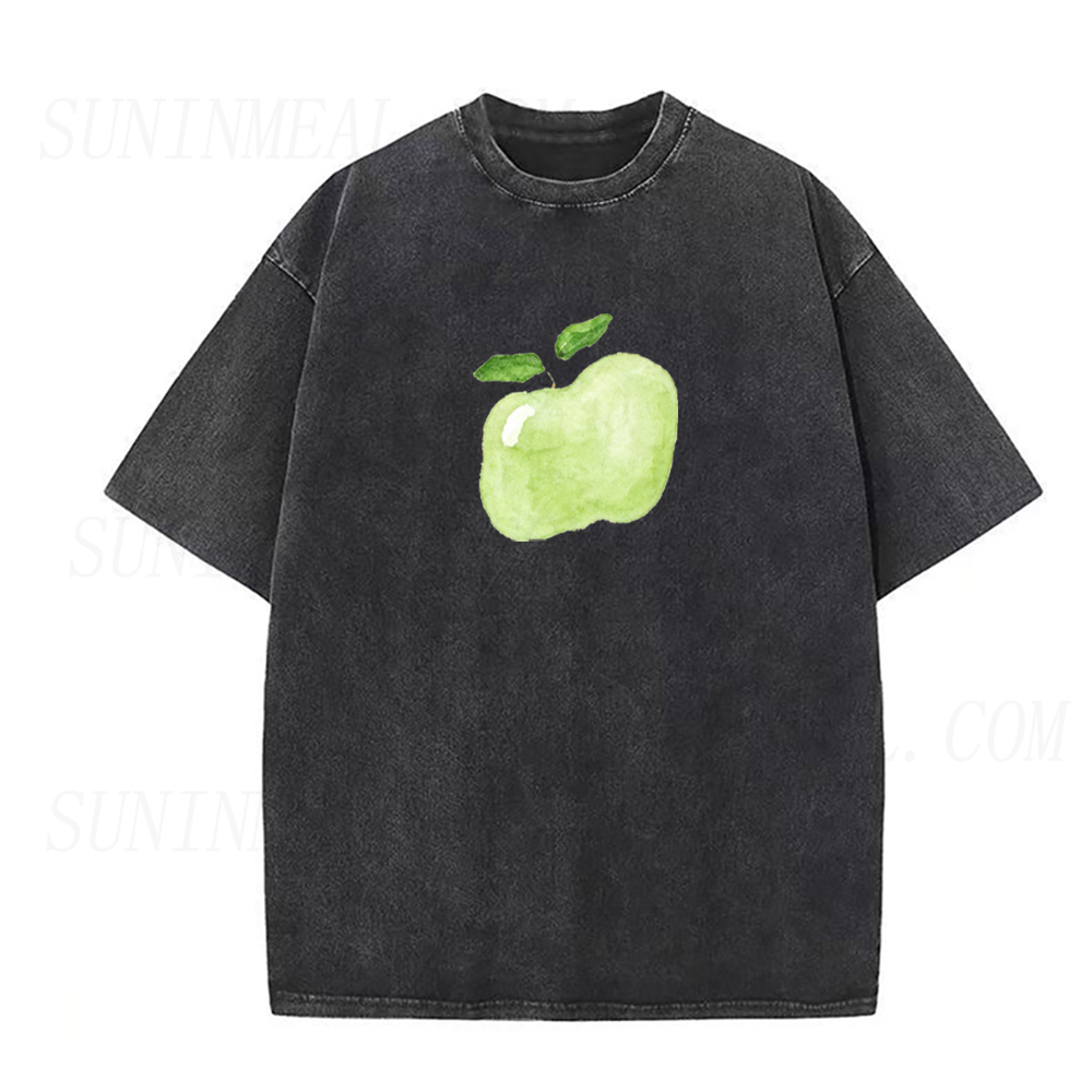 Watercolor Green Apple Unisex Tee