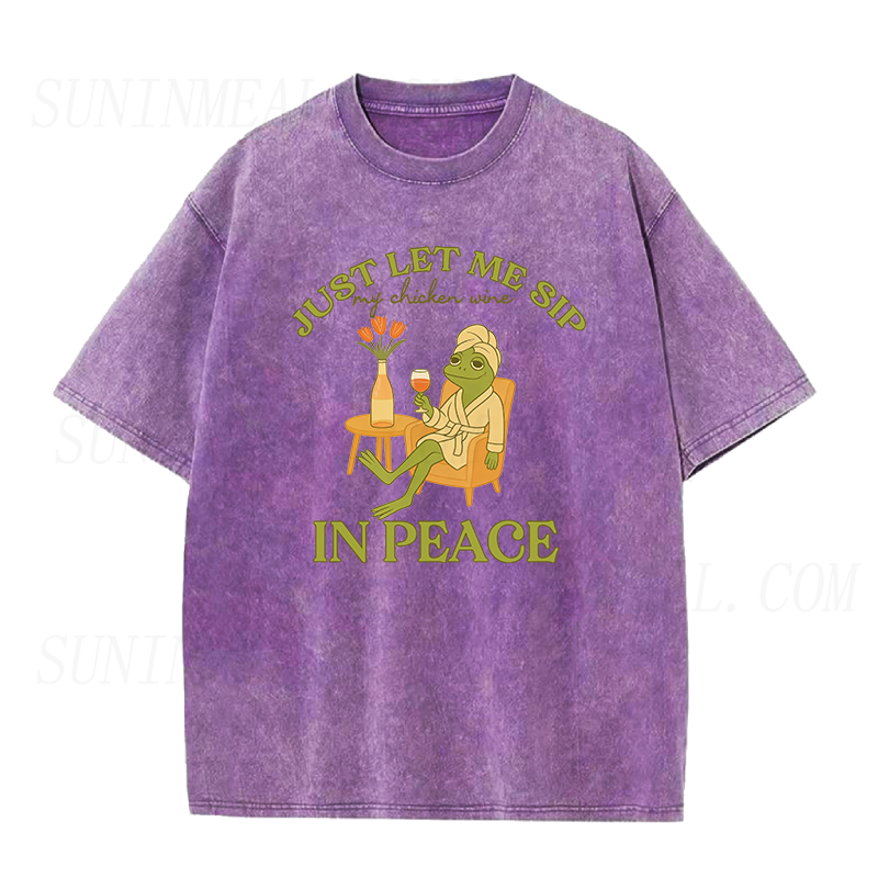 Just let me sip my chicken wine in peace Unisex Tee