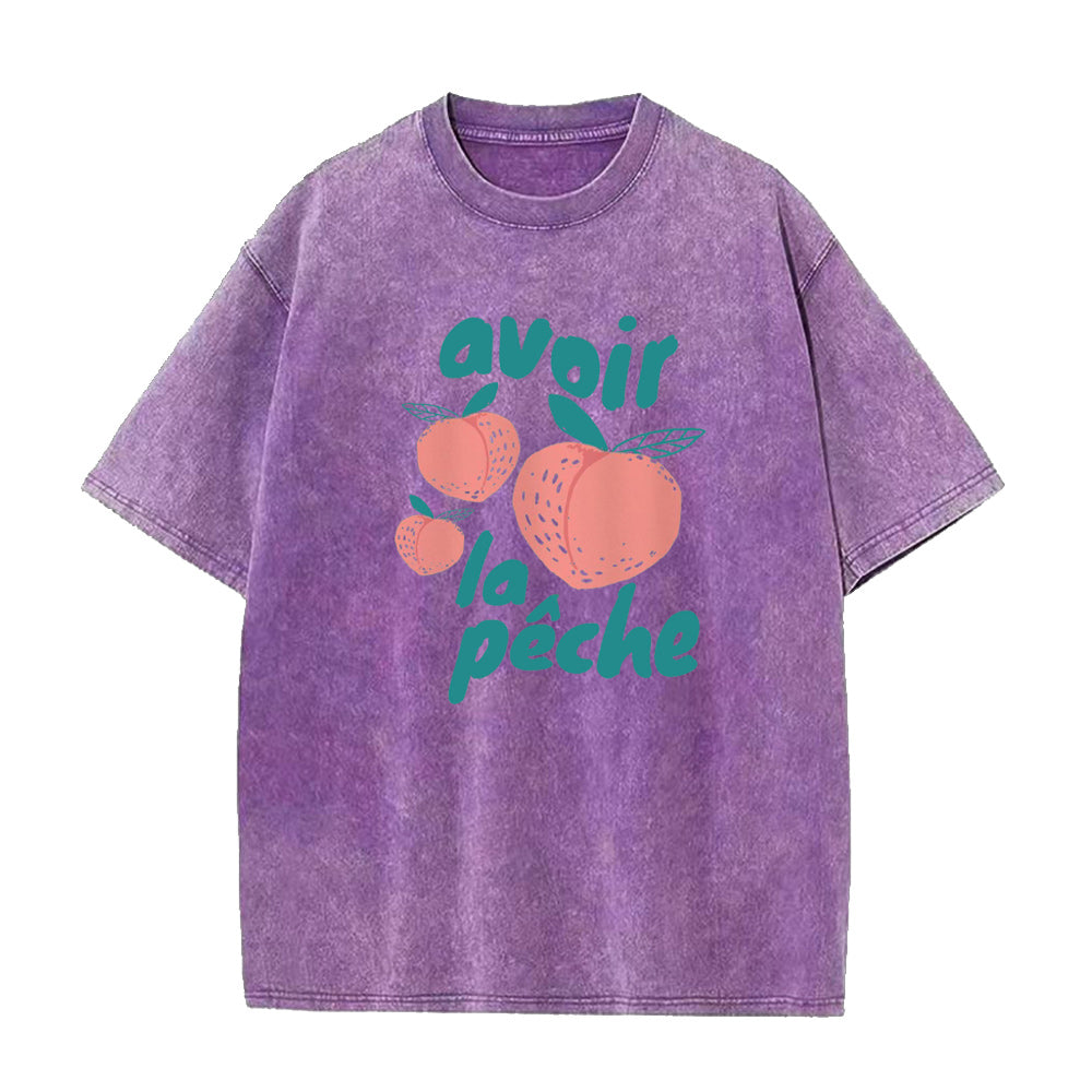 Avoir la Pêche ユニセックスTシャツ