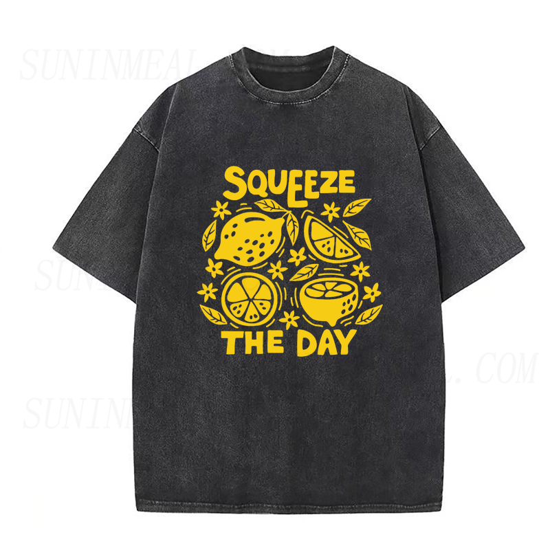 Squeeze The Day Lemons Unisex Tee