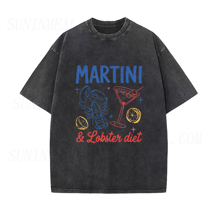 Martini And Lobster Diet Unisex Tee