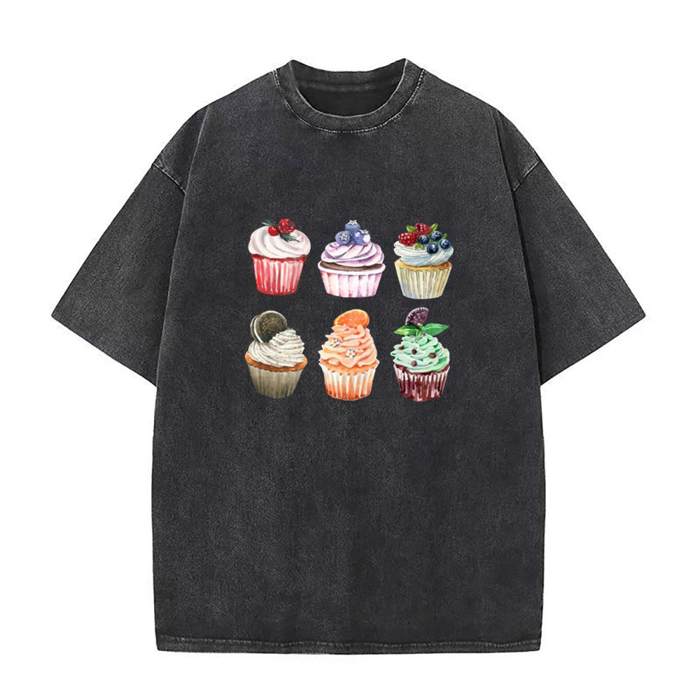カップケーキ ユニセックス Tシャツ