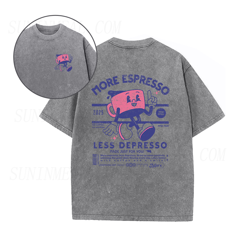 More Espresso Less Depresso Unisex Tee