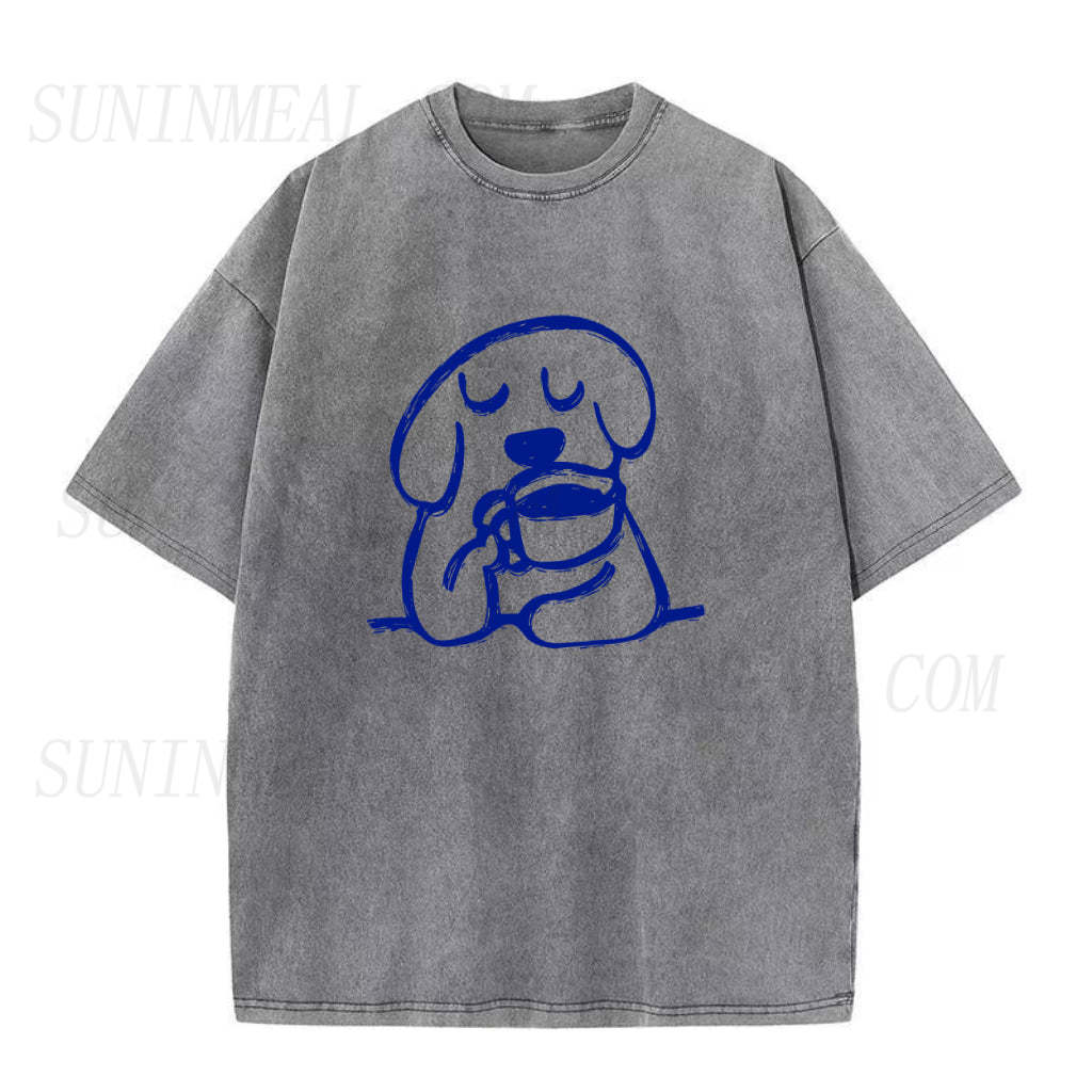 coffee dog Unisex Tee