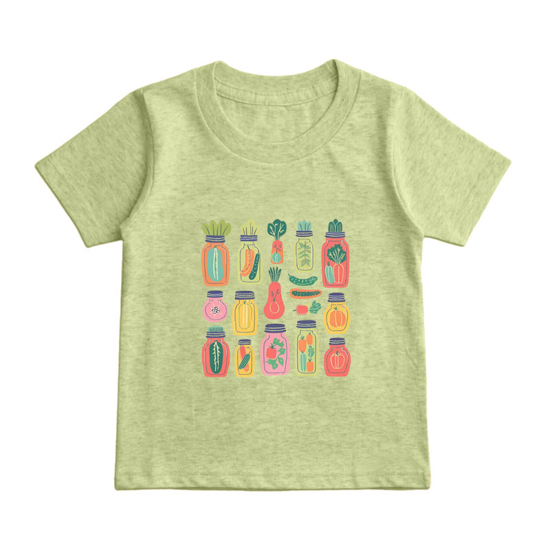 Colorful Pickle Veggie Kids T-Shirt