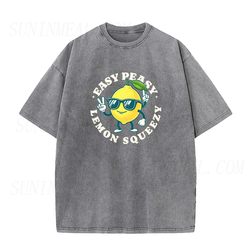 Vintage Easy Peasy Lemon Squeezy Unisex Tee