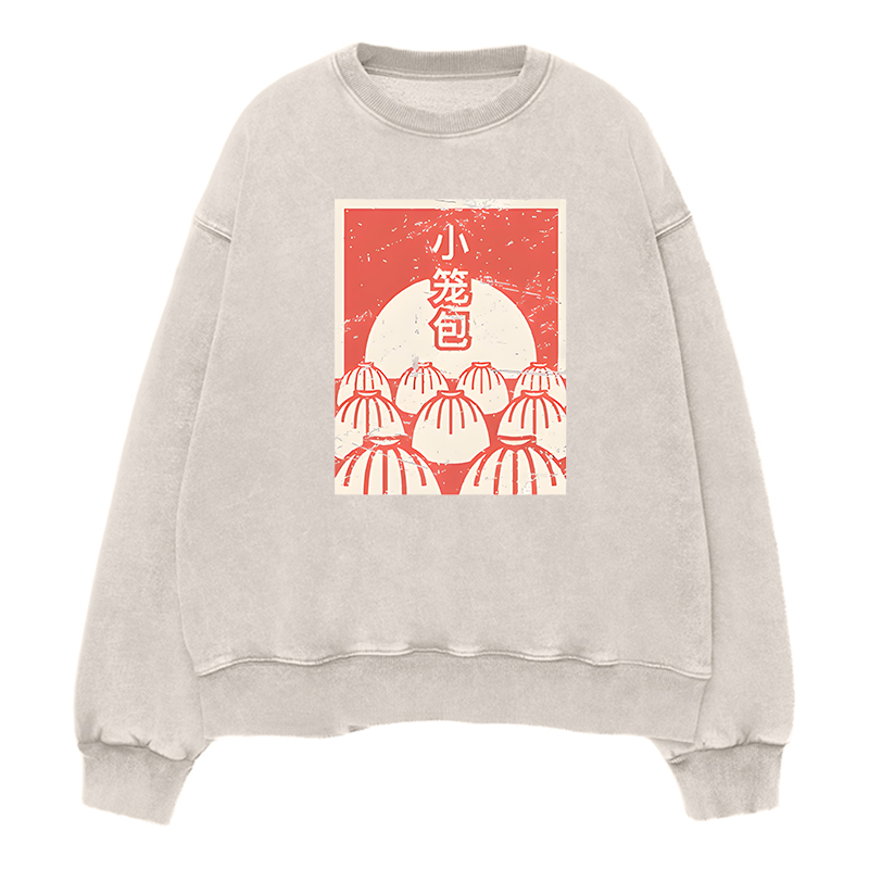 Distressed Soup Dumpling Unisex Crewneck Sweatshirt