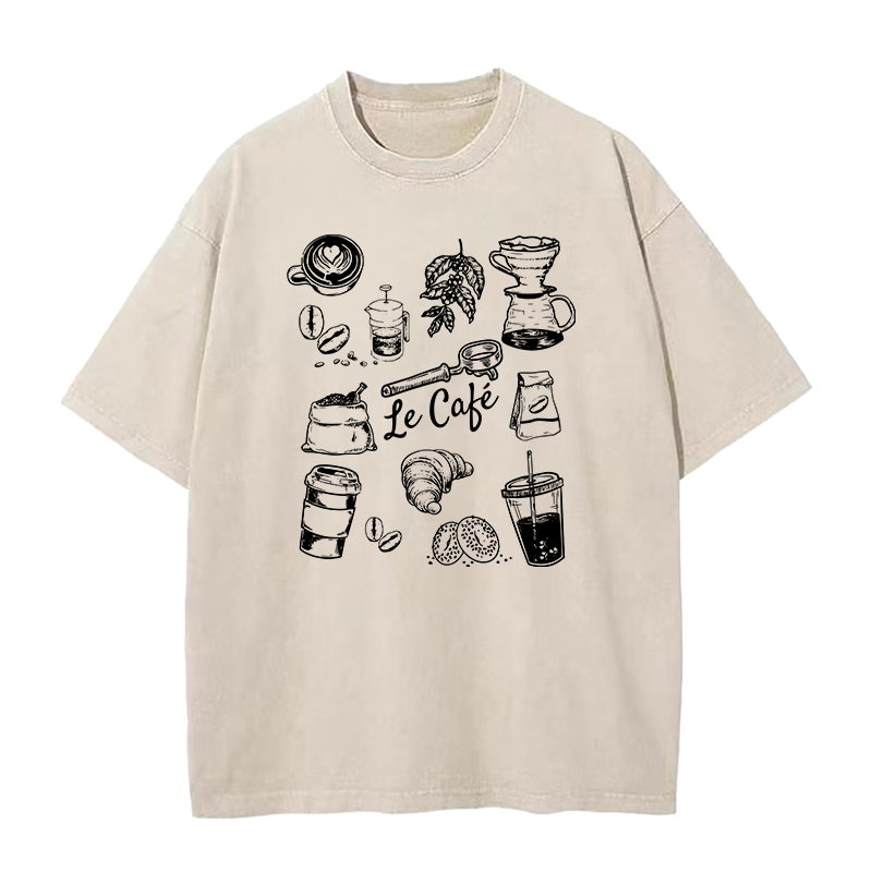 Coffee Lovers le cafe' Unisex Tee