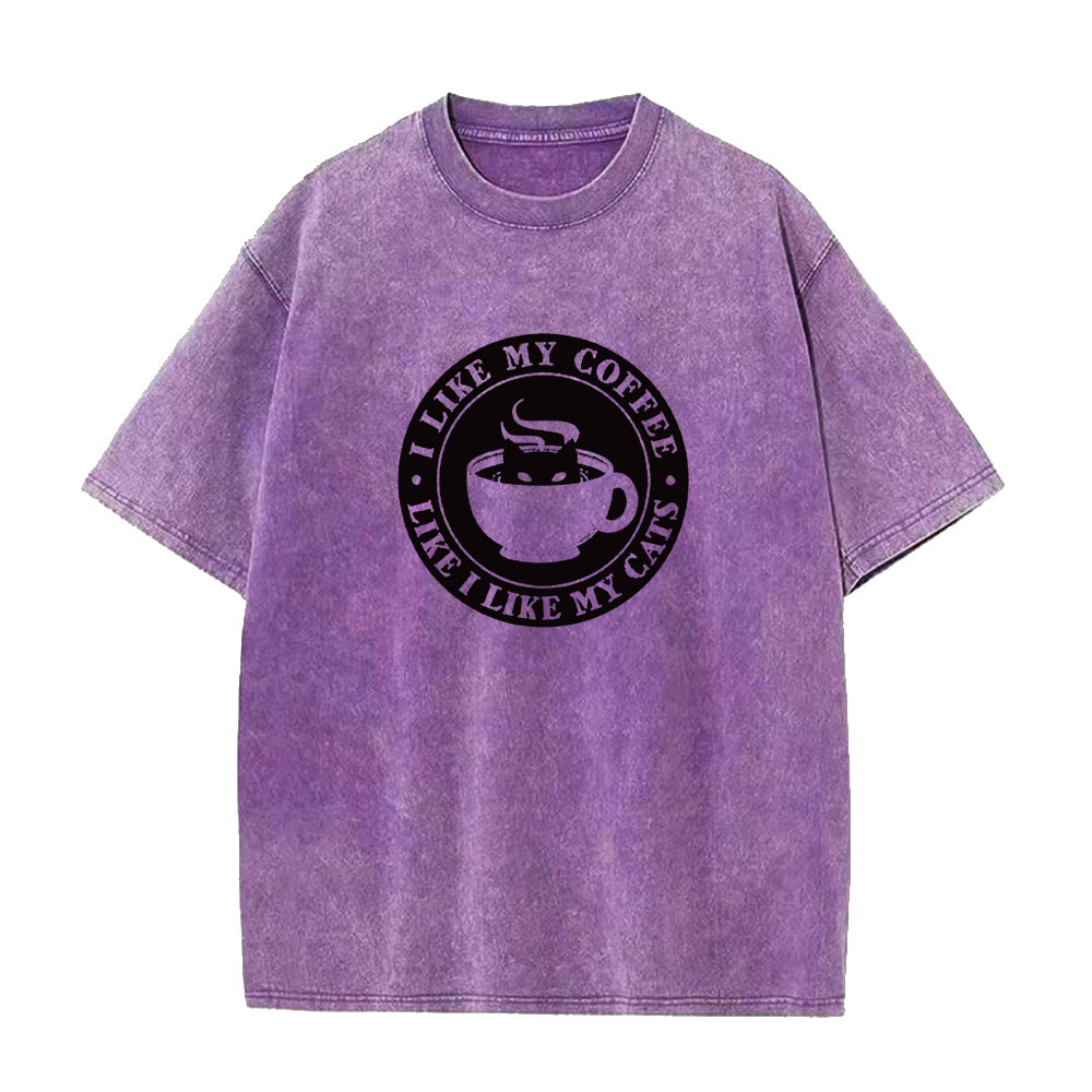 I like my coffee like I like my cat Unisex Tee