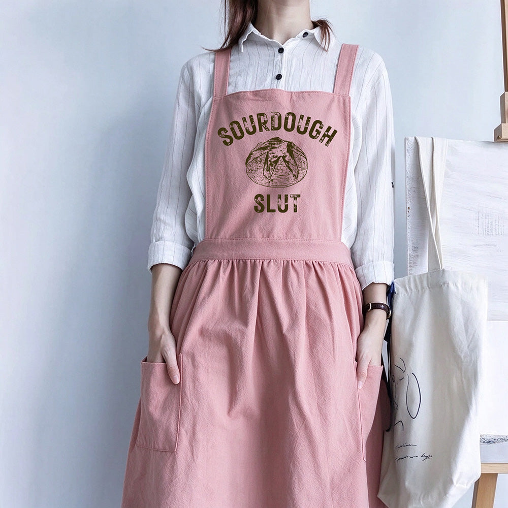 Sourdough Slut Cotton Cross Back Apron
