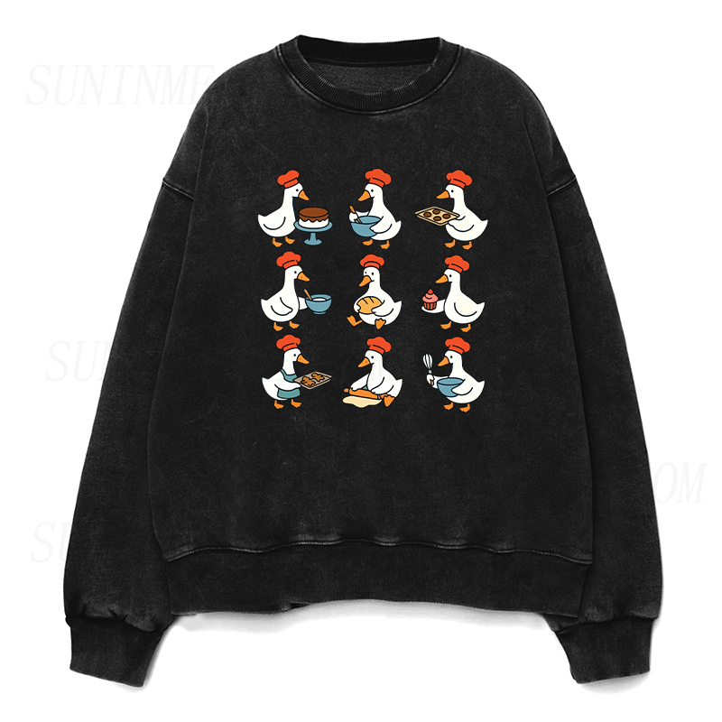 Cute Goose Baking Sweatshirt