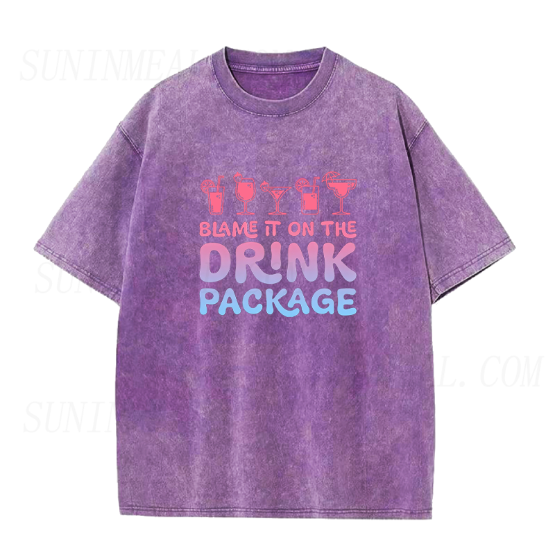 Blame It On The Drink Package Unisex Tee