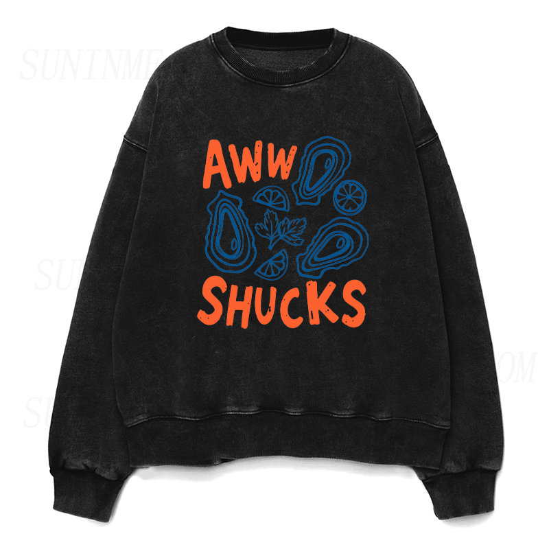 Aww Shucks Oyster Unisex Crewneck Sweatshirt