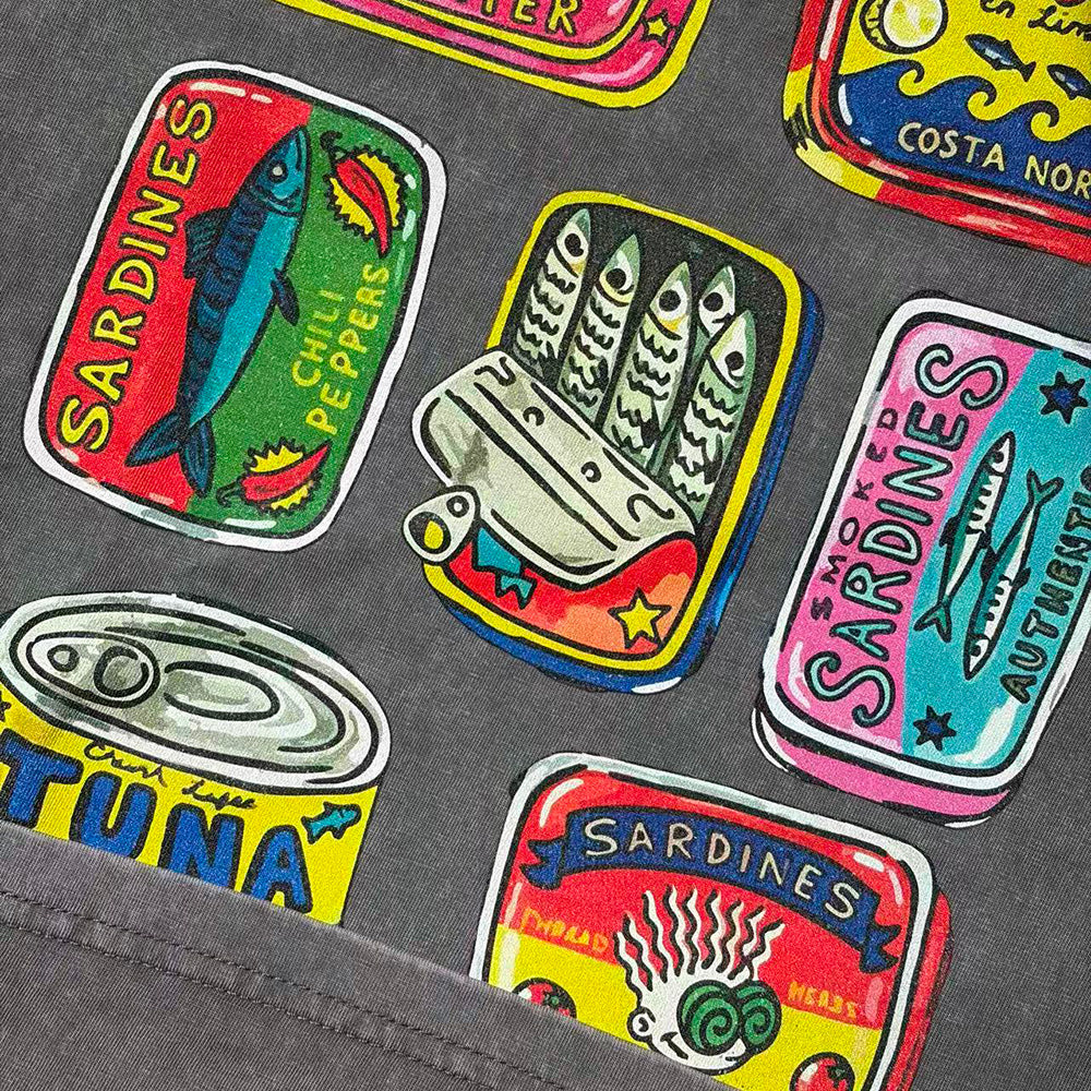 Vintage Sardine Cans Unisex Tee