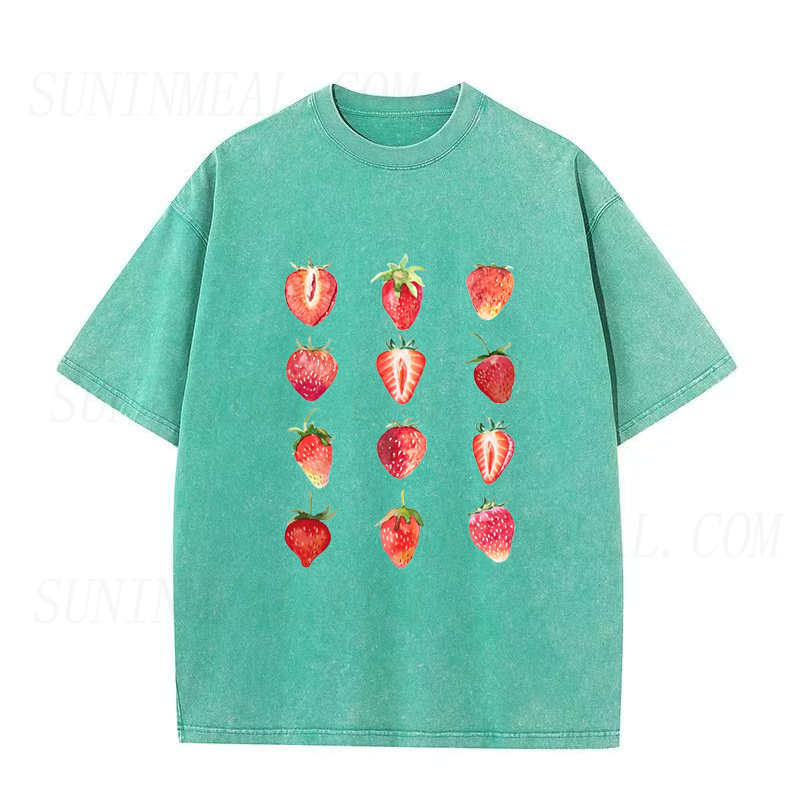 Watercolor Strawberry Unisex Tee