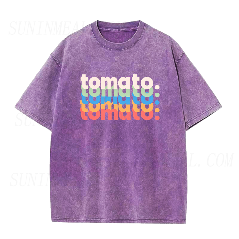 Retro Multi Color Tomato Unisex Tee