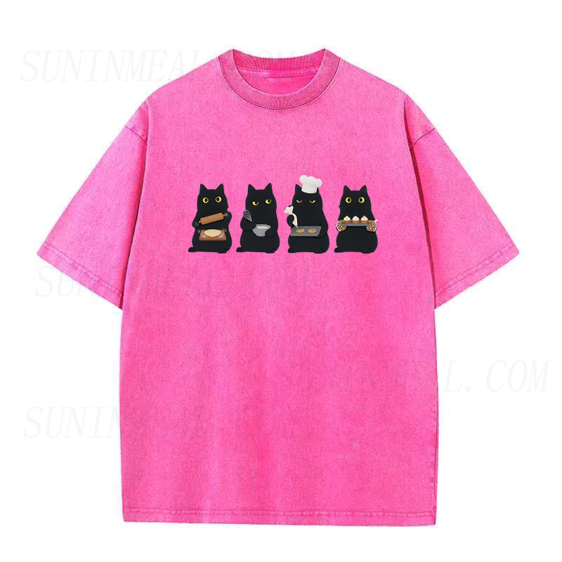 Black Cat Baking Unisex Tee