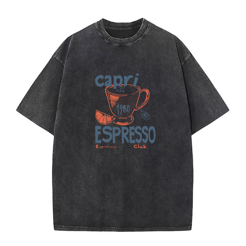Capri Italy Espresso Club Unisex Tee