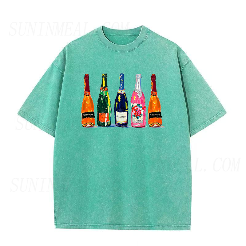 Champagne Bottles Unisex Tee