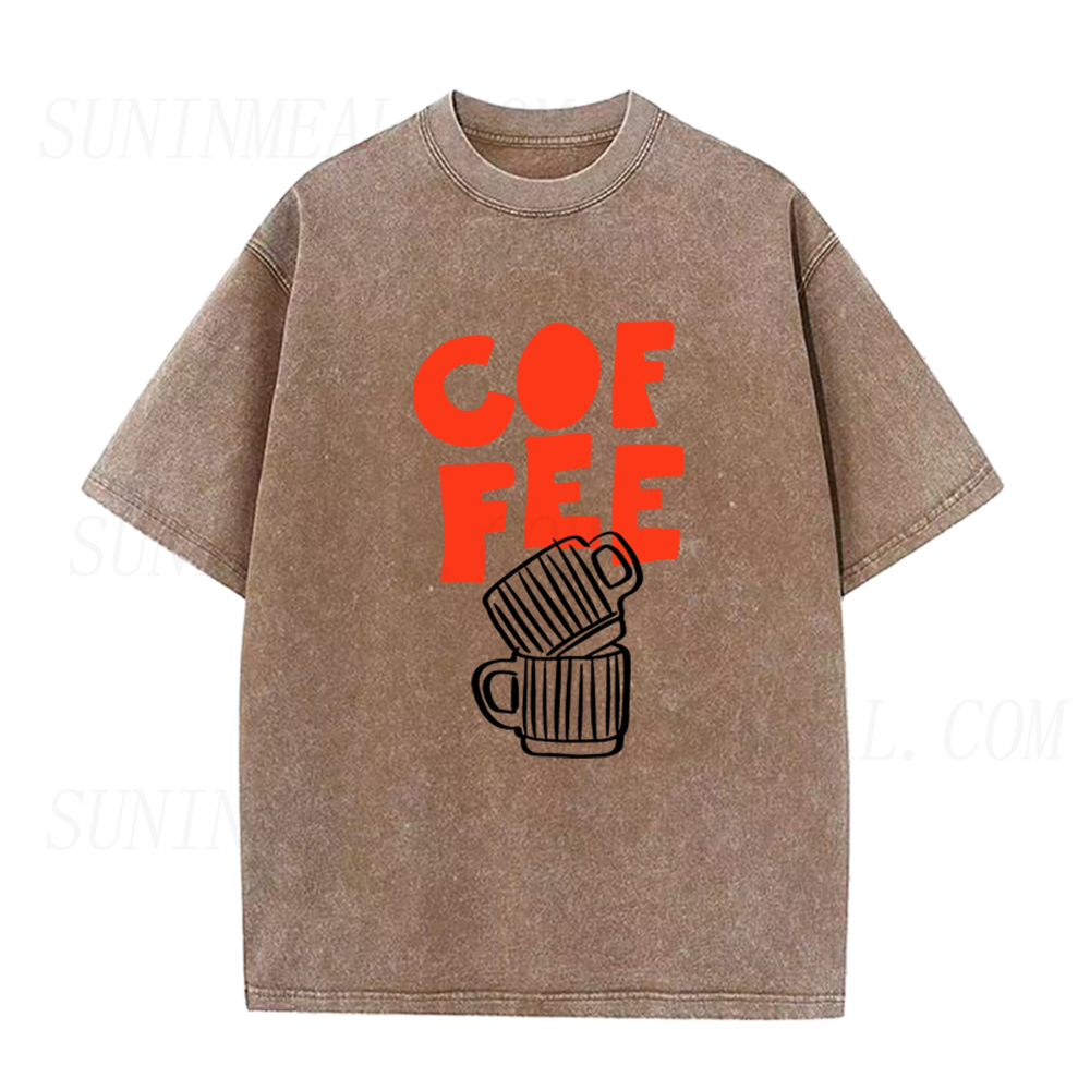 Retro Minimalist Coffee Unisex Tee