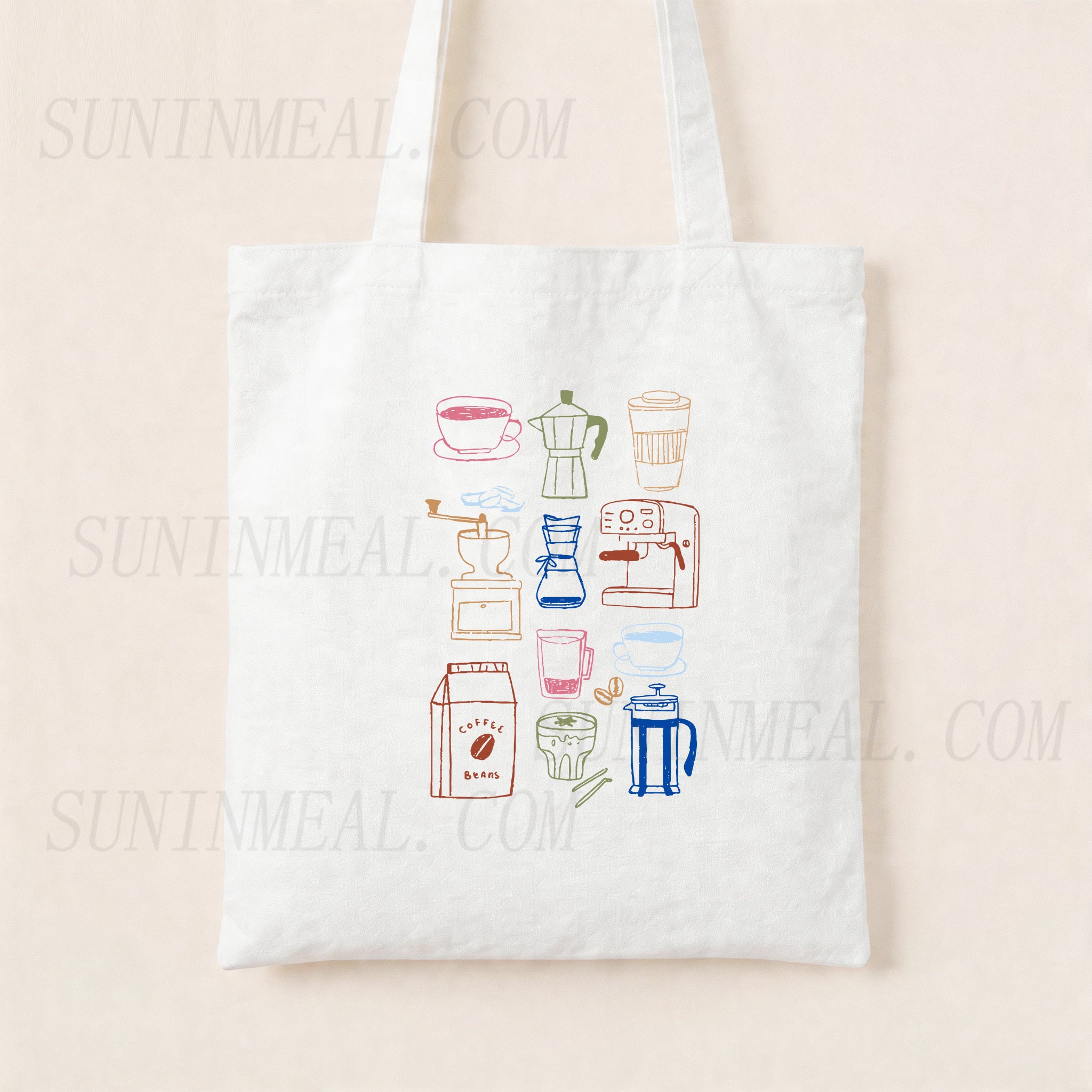 Coffee Canvas Tote Bag