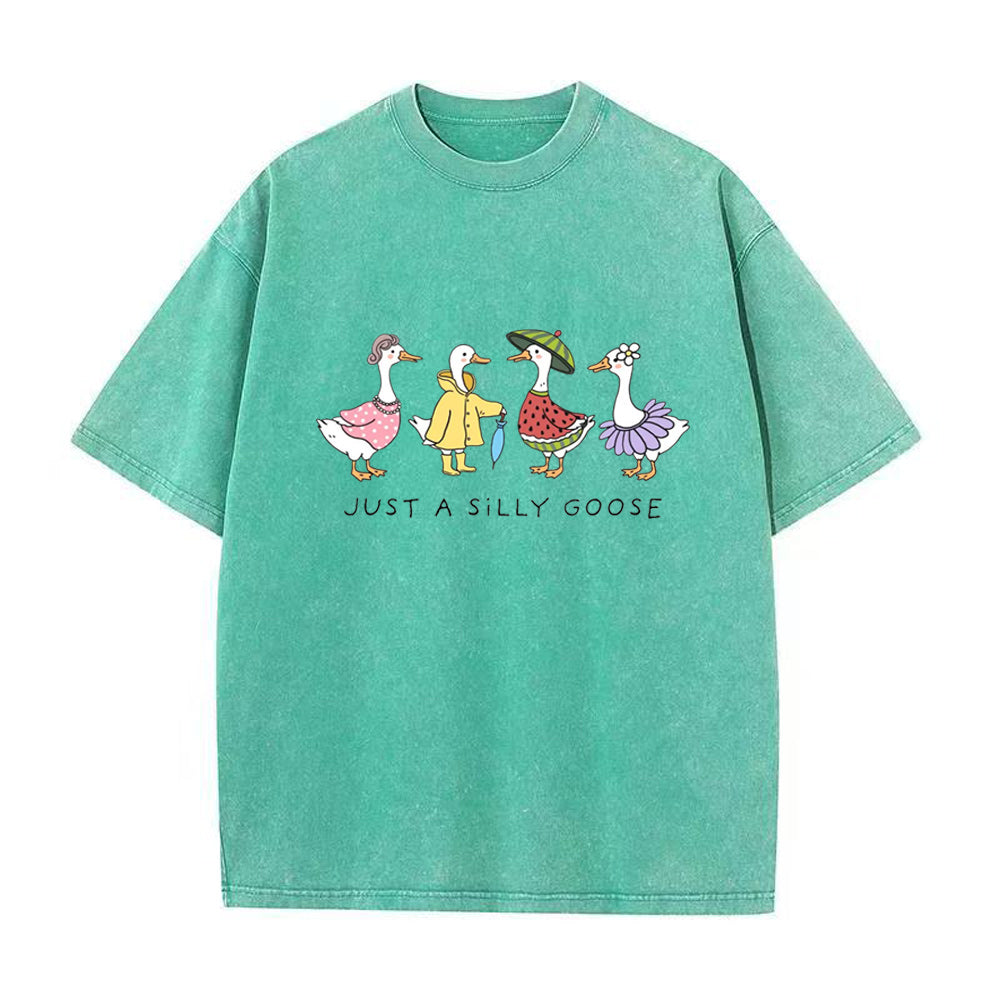 ちょっとおバカなガチョウのユニセックスTシャツ