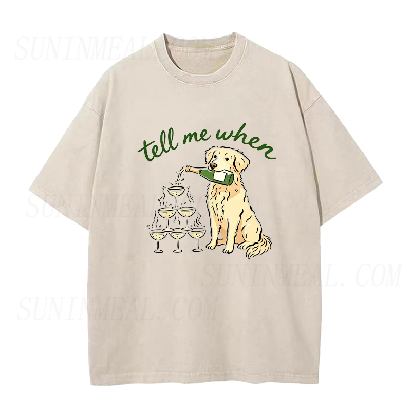 Golden Retriever’s Champagne Party Unisex Tee