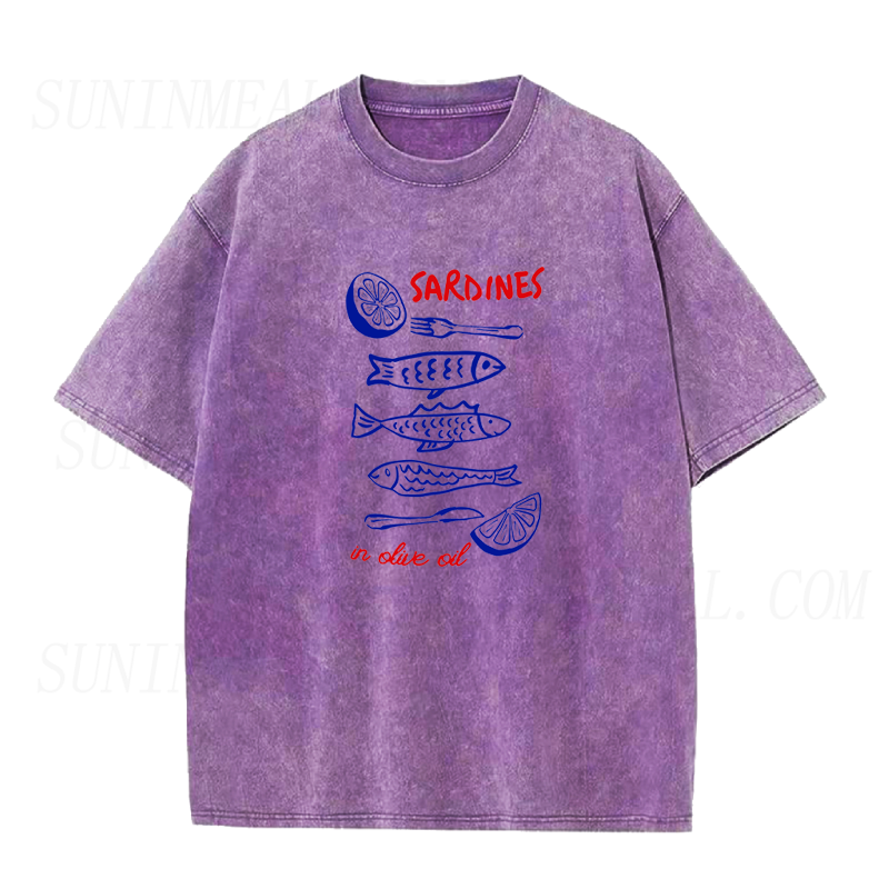 Sardines in Olive Oil Unisex Tee
