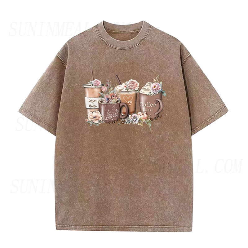 Coffee First Coffee Please Unisex Tee
