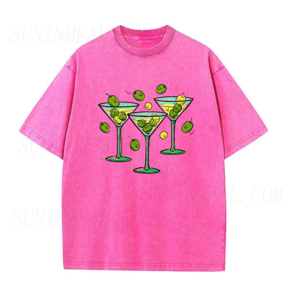 Happy Olive Martini Party Unisex Tee